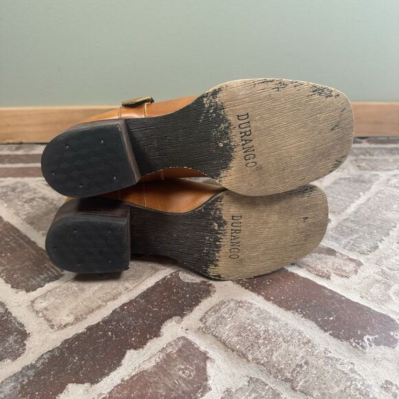 DURANGO World Traveler Women's Wellington Boot Size 6M Pull On Canvas &‎ Leather - Picture 8 of 16